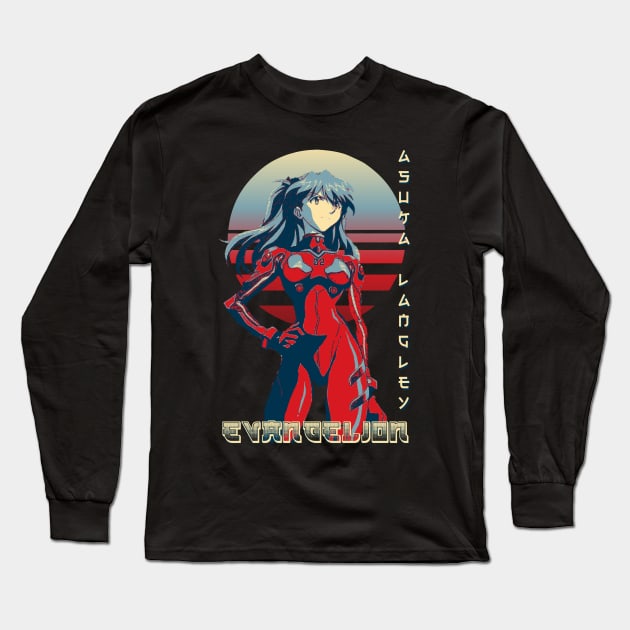 Asuka Langley Long Sleeve T-Shirt by Retrostyle